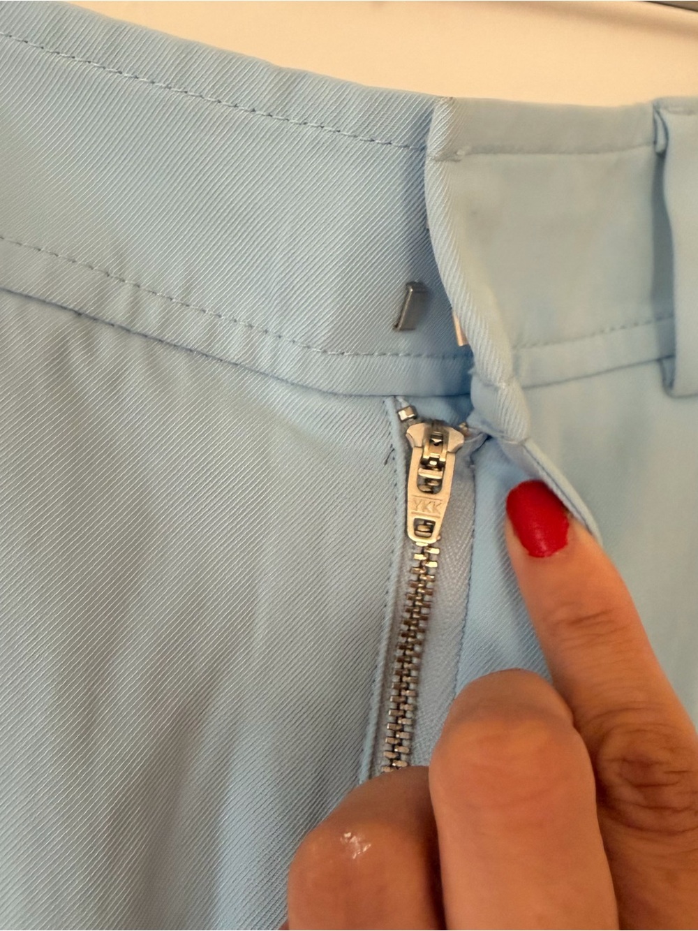 Everlane Sky Blue Pleated Dress Pants Size 2 - Picture 7 of 10